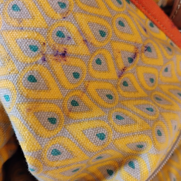 Fossil Key Per City Birds Fabric/Canvas Purse - Picture 10 of 16